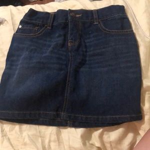 Girls jean skirt